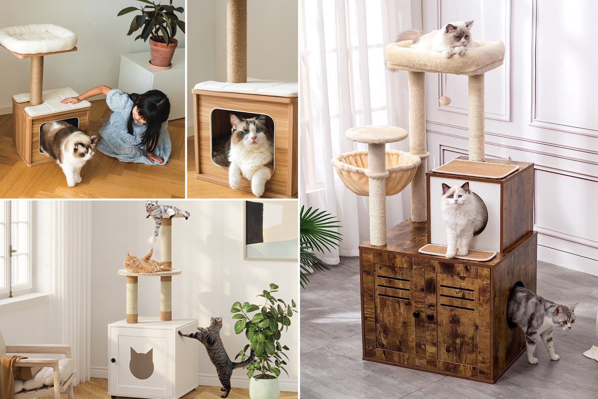 Shopping For The Best Cat Tree with a Litter Box? Here Are Some of Our Favorites!