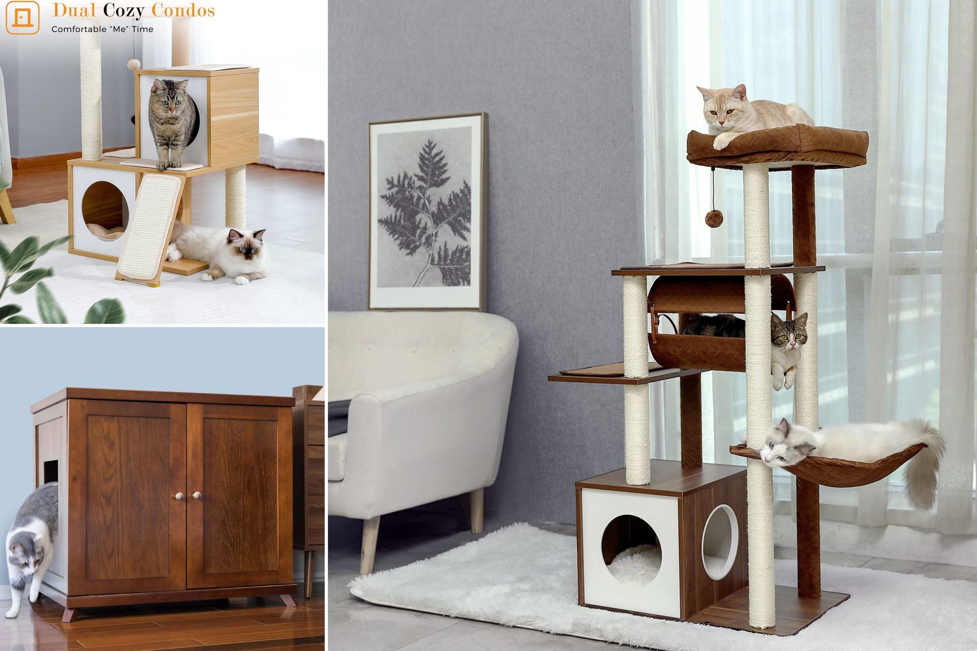 These Mid Century Modern Cat Trees Will Bring Style To Your Home!